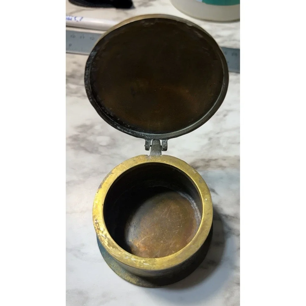 COOLEST EVER TRINKET BOX‎ WATER METER  SOLID BRASS 3